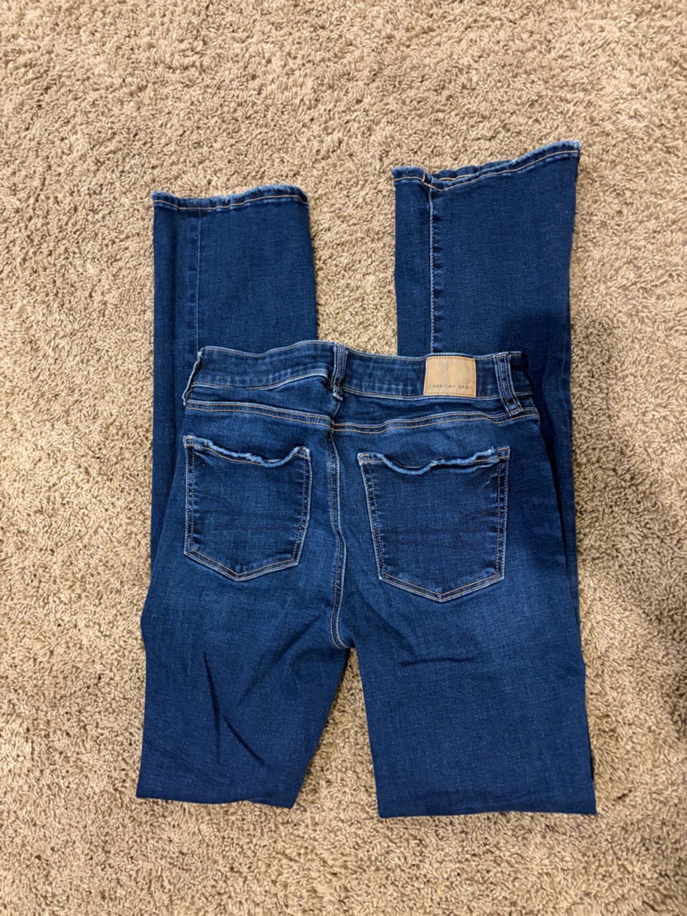 American Eagle Outfitters Dark Blue Skinny kick jeans